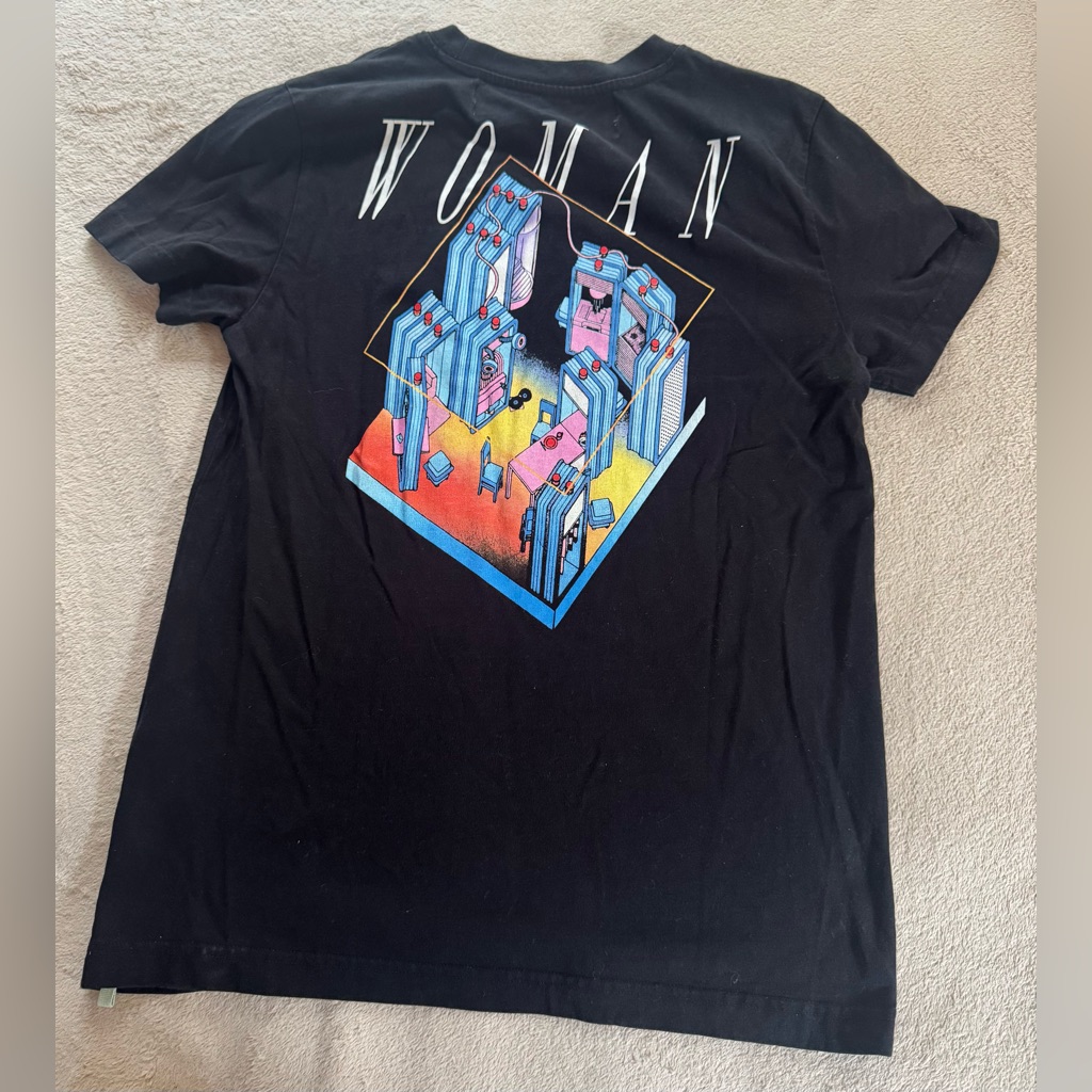 Off White X Ettore Sottsass Woman T-Shirt (Ettore Sottsass) Short Sleeve Small